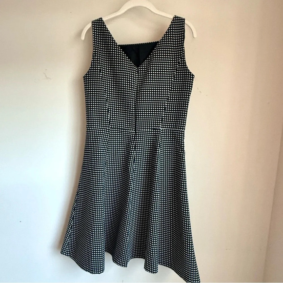 Lauren Ralph Lauren Navy Polka Dot Dress - Size 8 - Picture 6 of 12